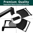 316499902 Griddle Stove Replacement Parts for Frigidaire Gas Stove Parts Frigidaire Stovetop Plate Cooktop LFGF3052TFA Cast Iron Range Center Burner Griddle Pan 1 Pack