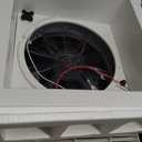 RV Roof Vent Fan with Rain Shield, 12V DC 14" Super Quiet Reliable Manual RV Roof Fan, 3-Speed, Reversible, 14in