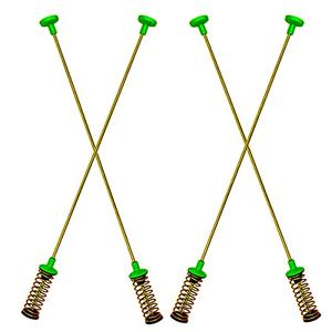 2026 Upgraded DC97-16350S/16350U/16350T Suspension Rod Kit for Samsung Washer, 4 Pack Heavy Duty Rods with Thicker Springs, Fits WA50R5200AW, WA45T3200AW, WA45N3050AW, WA50R5400AV, WA50T5300AC & More