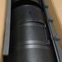 JAQ Rotating Fruit Basket, 5-Tier Metal Sturdy Kitchen Storage Rack Shelf Carts No Assembly on Rolling Wheels for Fruit Vegetable Grocery Corns Potato Onion (5-Tier, Black)