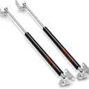 Heavy Duty Gas Struts 25 inch 200lbs with Mounting Brackets for RV Bed, Universal Gas Shocks Spring Lift Strut Kit 25in for Heavy Basement Trap Door Storage Lid and DIY Project, Set of 2