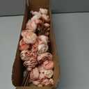 Alupssuc 30Pcs Ranunculus Artificial Flowers Faux Silk Mini Ranunculus, Spring Flowers Artificial Indoor for DIY Bouquets, Bulk Fake Wedding Filler Flowers for Bride Shower Decorations, Dusty Rose