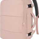 Taygeer Travel Backpack for Women, Carry On Backpack with Water Bottle Pocket & Shoe Pouch, TSA 15.6inch Laptop Mochila Flight Approved, Nurse Bag Casual Daypack for Weekender Business Hiking, Pink