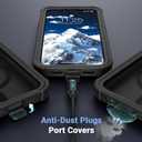 Magnetic for iPhone 13/14 Case,[Screen Protector] [Compatible with MagSafe][Military Grade Drop Protection][Heavy Duty Protection][Shockproof] 2-Layer Durable Bumper Phone Case 6.1"-Black