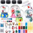 DIY Christmas Plastic Snow Globe Kit 4
