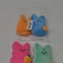 4Pcs New Upgrade Easter Bunny Plush, Easter Rabbit with Carrot Stuffed Animals, Adorable Easter Basket Easter Bunny Decorations for Kids (Multicolored)