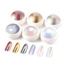 100% Chrome Nail Powder BISHENGYF: Super NO.1 Metallic Effect Chrome Powder for Nails Gold Silver WhiteLaser Holographic White Pearl Nail Chrome Powder for Nails Art Decoration