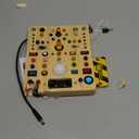 Busy Board with 19 LED Light Switches, Montessori Toys for 1 2 3 Years Old, Wooden Sensory Board, Toddlers Activity Travel Toys for 1 2 3 Year Old Boy & Girl Birthday Gift (Big)