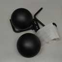 Motorcycle Helmet Holder (2 Pack) Wall Mount, Helmet Hanger 180 Rotation Helmet Rack with Double Hook for Football Helmet, Bicycle Helmet, Hat, Cap, Sportswear, Motorcycle Accessories