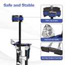 15-23 Inch Drywall Stilts Height Adjustable Lifts Aluminum Tool
for Painting Finishing Pruning Branches Cleaning - Black (15" - 23")
