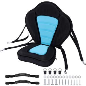 Paddleboard Seat, Kayak Accessories Chair for Paddle Board Fishing Sup Adjustable Cushion with Back Support for Sit On Top Boat Rafting Padded Seats Behind