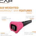 CAP Barbell Weighted Workout Bar | 8 lb | Multiple Options