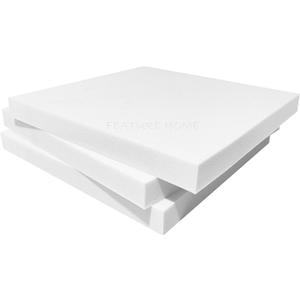 Feature Home High-Density UPHOLSTERY FOAM - FOR SOFAS, CHAIRS, WINDOW SEATS ETC 22x22 inch 3 pcs