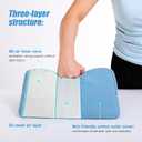 Lateral Support for Wheelchair Side Guards, Wheelchair Back Support Wedge Cushion for People Unable to sit Upright in wheelchairs - Only 1 Cushion in Package