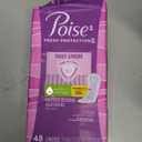 Poise Daily Liners, Incontinence Panty Liners for Bladder Leaks, 2 Drop Very Light Absorbency, Regular Length, 48 Count of Pantiliners