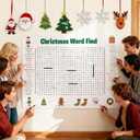 2 x 2025 New Jumbo Christmas Search Poster  Giant 36"x24" Wall Game, Poster-Size Word Search, Large Holiday Activity Giant for Families