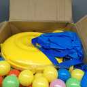 WELLFUNTIME Inflatable Bounce House,Jumping Castle Slide with Blower,Kids Bouncer with Ball Pit