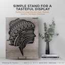 TR-LIFE Plate Stands/Holder for Display, 8 Inch, Large, Metal Frame for Picture, Decorative Platter, Book, Photo Easel (2 Pack)