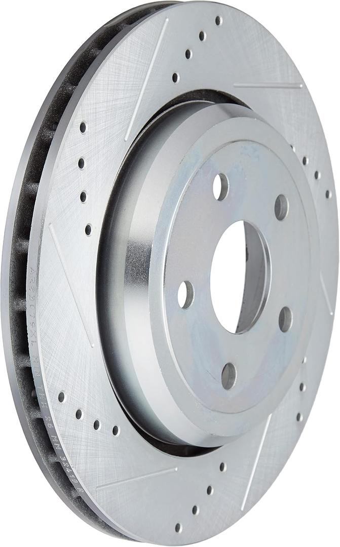 Power Stop AR83079XL Power Stop Extreme Performance Drilled And Slotted Brake Rotors Rear Left Power Stop Extreme Performance Drilled And Slotted Brake Rotors