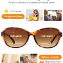 JOLISU 3 Pack Bifocal Reading Sunglasses for Women,2 in 1 Sun Readers with Spring Hinge & UV400 Protection