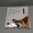 AUROTH Tactical Dog Harness for Large Dogs No Pull Adjustable Pet Harness Reflective K9 Working Training Easy Control Pet Vest Military Service Dog Harnesses Red M (M(Neck:16-22",Chest:22-33"),35-50 lbs)