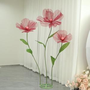 YOFNIRG Giant Flowers for Decoration,Wedding Reception Essential Decoration,5.6 Ft Tall Artificial Silk Flower,Party Banquet Background Decor,Home Decor(Red) YOFNIRG Giant Flowers for Decoration,Wedding Reception Essential Decoration,5.6 Ft Tall Artificial Silk Flower,Party Banquet Background Decor,Home Decor(Red)