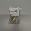 2 Pcs Guitar Strap Locks, Metal Guitar Strap Button Easy to Install Guitar Strap Fastener Guitar Strap End Pins for Bass Ukulele Acoustic Classical Electric Guitar Accessories (Gold)