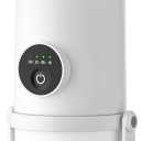 Portable Small Humidifier - Cold Mist Humidifier with 360 Rotating Stand, Stepless Dimming Warm Night Light, 2/8 H Timer Function, Mini humidifier for Bedroom, Plants, Office, and Car (White)