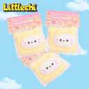 2 x Cat Taba Squishy Squeeze Toys, Kawaii FuFu Squishies PVC Sensory Toys, Rebound Stress Relief Toys, Party Favors, Birthday Gift, Squishy Toys for Adults Kids