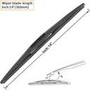 AUTOBOO 26"+17" Windshield Wipers with 14" Rear Wiper Blade Replacement for 2014-2018 Subaru Forester Outback Legacy-Original Factory Quality (Pack of 3)