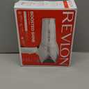REVLON Infrared Hair Dryer with Diffuser - Ionic Blow Dryer, Diffuser, and Concentrator, Infrared Heat Technology to Prevent Over-Drying for Shiny, Soft Hair with Natural Moisture , White 