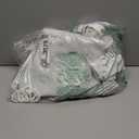 Dynamene Sage Green Fabric Shower Curtain, Farmhouse Boho Striped Tassel Shower Curtain for Bathroom, Bohemian Textured Cloth Shower Curtain Set with Hook, Water Repellent, Wrinkle Free, 72x72