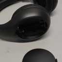 Portable Personal FM Radio Headphones with Best Reception, Wireless Headset FM Radio Ear Muffs for Walking, Jogging Powered by 2 AA Batteries(Not Included) -Black