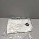 Armani Exchange Mens Long Sleeve Cotton Satin Button Down (Medium, Off-White)