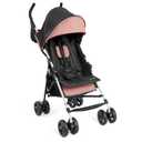 Ingenuity 3D Mini Convenience Stroller Lightweight Stroller, Compact Fold, Multi-Position Recline, Canopy with Pop Out Sun Visor and More Umbrella Stroller for Travel, Dusty Rose Pink