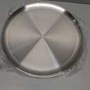 13 Inch Stainless Steel Pizza Pan Set of 2, Pizza Pan for Oven, Steel Pizza Tray for Baking Cookie Pie Cake, Round Stainless Steel Pizza Plate Pizza Baking Sheet, Easy Clean & Dishwasher Safe