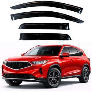 KPY Rain Guards Fit for 2022-2026 Acura MDX, Out-Channel Window Visors Vent Wind Deflectors 4PC, Car Accessories for 22-26 Acura MDX