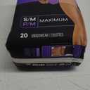 Always Discreet Boutique Adult Incontinence & Postpartum Underwear for Women, High-Rise, Size Small/Medium, Rosy, Maximum Absorbency, Disposable, 20 Count