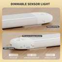 1 Pack Under Cabinet Lights Motion Sensor Closet Lighting Always-on LED Closet Lights Wireless USB Charging,LED Rechargeable Light Bar Night Light for Wardrobe, Kitchen, Stairs