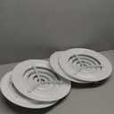 Therwen 4 Pieces 8 Inch Round Vent Cover, Ceiling Diffuser HVAC Vent Duct Cover Replacement with Screws to Install, Fitting in 8 Inch Duct, Outer Dimensions: 11-15/16"