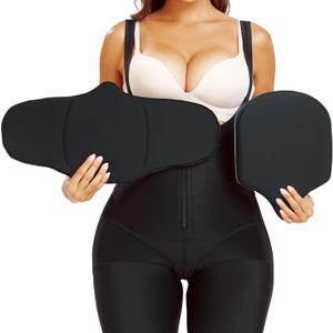 2 Pieces Set Post Op Lipo Tummy tuck Ab Back Abdominal Compression Faja Boards (Large)