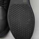 ARISIC Non Slip Work Shoes for Men Waterproof Oil Resistant Slip On Lightweight for Food Service Kitchen Chef Restaurant Classic Casual Walking Dress Shoes (13.5 Women/12 Men, Black)