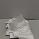 Alimens & Gentle Men's Dress Shirts Long Sleeve Wrinkle-Free Stretch Shirts Solid Formal Button Down Shirt with Pocket (White, Large)