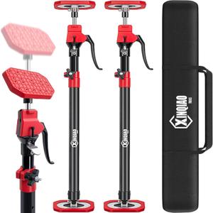XINQIAO Cabinet Jacks for Installing Cabinets, Heavy Duty Third Hand Tools Adjustable Support Pole from 23.6 IN to 45.3 IN, 2 PCS