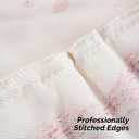 FUTEI Pink White Decorative Throw Pillow Covers 20x20 Inch Set of 2,Soft Fuzzy Faux Rabbit Fur Cushion Covers with Raised Texture,Neutral Boho Home Decor for Couch Bed Living Room