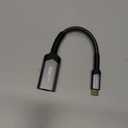 JSAUX USB C to Mini DisplayPort Adapter 4K@60Hz, Type C to Mini Display Port(Not for Thunderbolt 2) Cable, Compatible with MacBook Pro 2019 2018, Dell XPS, Samsung Galaxy S21 S20 Plus-Grey