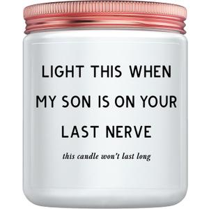 Daughter in Law Gifts - Best Birthday Christmas Mothers Day Gifts for Daughter in Law from Mother in Law or Father in Law - Funny Future Daughter in Law Sons Girlfriend Adult Candle Women Gift (Last Long)