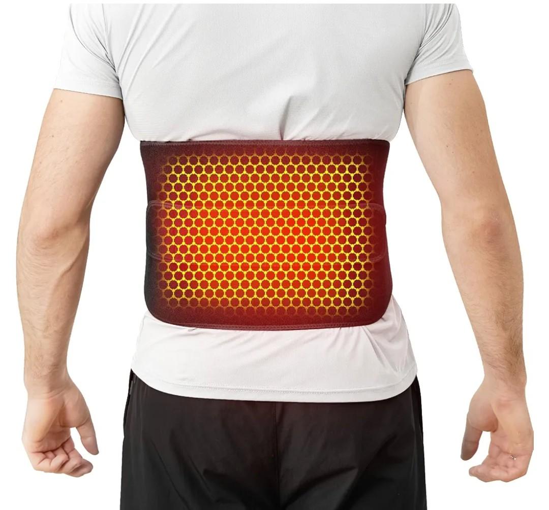Remo Cordless Heating Pad for Back Pain Relief, Portable Heating Pad for Lower Back, Extended to 60 Inches, Wearable Heating Pads for Cramps with 3 Heat, 30mins Auto-Off, Birthday Gifts for Mom Dad