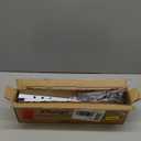 2 Pack 2-in-1 Door Stoppers Security, Upgrade Sliding Door Security Bar, Heavy-Duty Door Jammer Door Stopper for Sliding Window, Adjustable Door Jammer for Home, Apartment, and Hotel, White