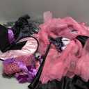 Spooktacular Creations Child Girl Pink Purple Witch Costume, Toddler Witch Outfit Set with Broom for Kids Halloween Dress Up Parties (Toddler (3-4 Yr))